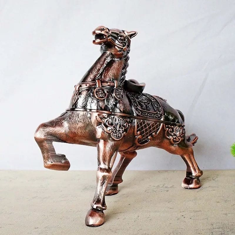 Horse Shape Ashtray, Vintage Style Cigarette Ashtray, Home Decoration Crafts. Fortune Horse Ash Holder With Lid Horse Shape Ashtray, Vintage Style Cigarette Ashtray, Home Decoration Crafts. Fortune Horse Ash Holder With Lid